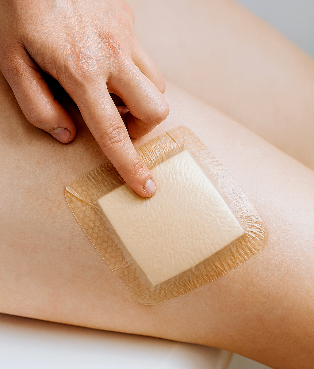 Silicone Foam Dressing Application